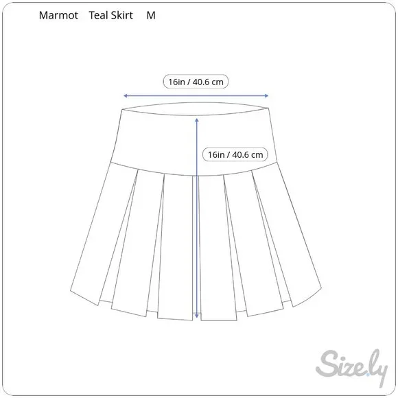 Marmot Women's Teal Active Skort, Size M - Picture 9 of 9